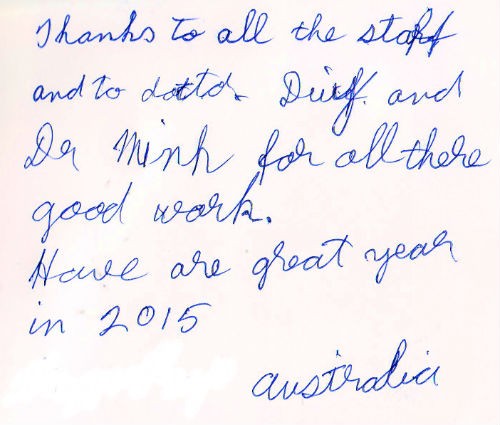 Thank you Doctor Duy and Doctor Minh